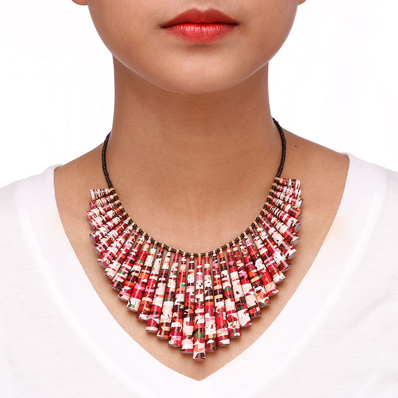 chunky necklace boho statement jewelry