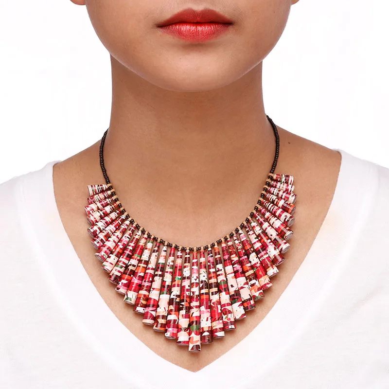 Chunky Bib Collar Choker Necklace