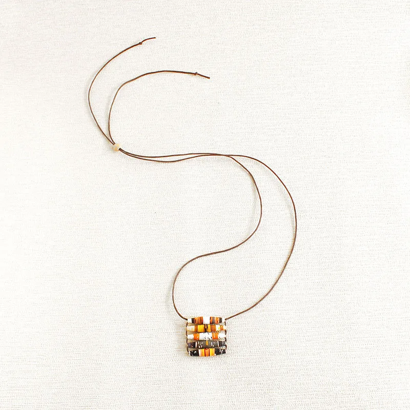 Food Magazine Necklace Found Object Jewelry