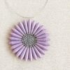 Dreamy Lilac Daisy Necklace