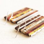 Nostalgic Newspaper Earrings