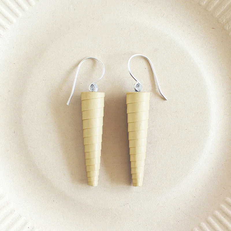 Cream Earrings