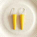Lemon Yellow Earrings
