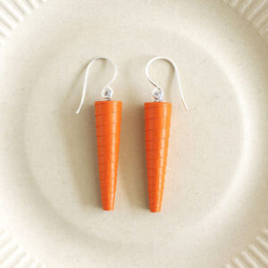 Dark Orange Earrings