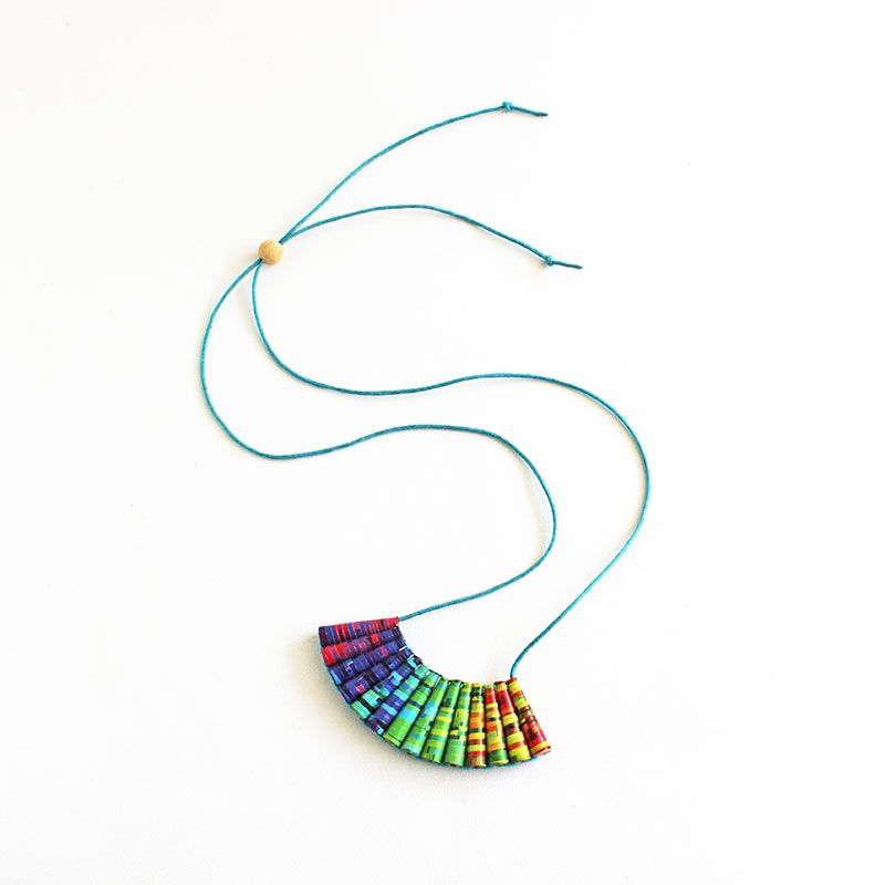 rainbow necklace gay pride jewelry