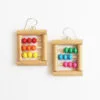 Mini Abacus Earrings