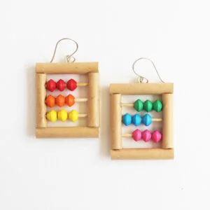 abacus earrings