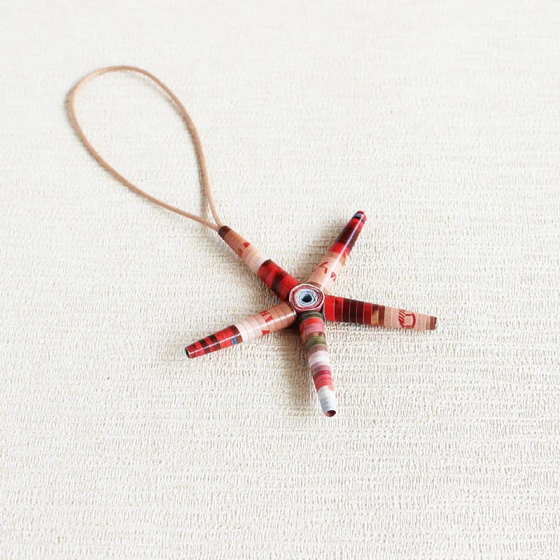 eco-friendly christmas tree decor star ornament