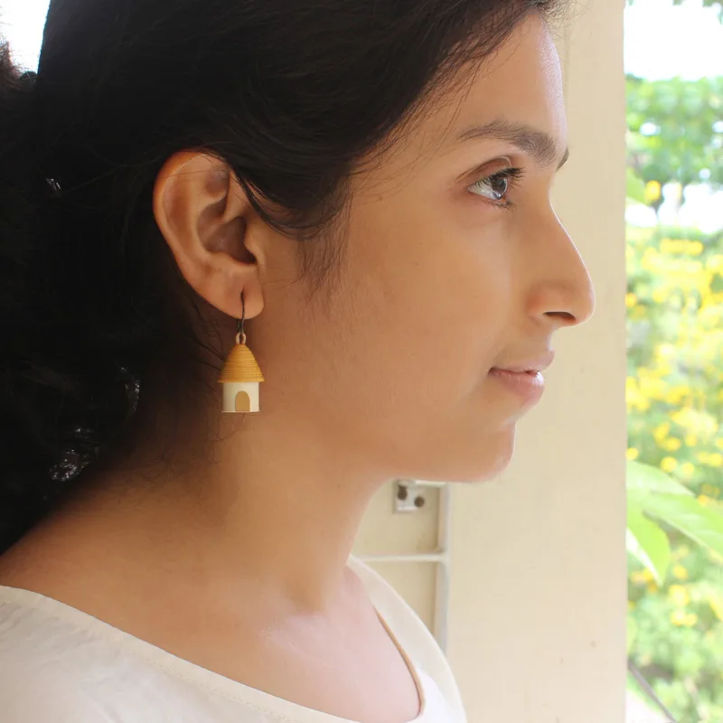 country cottage earrings creative neighbour gift