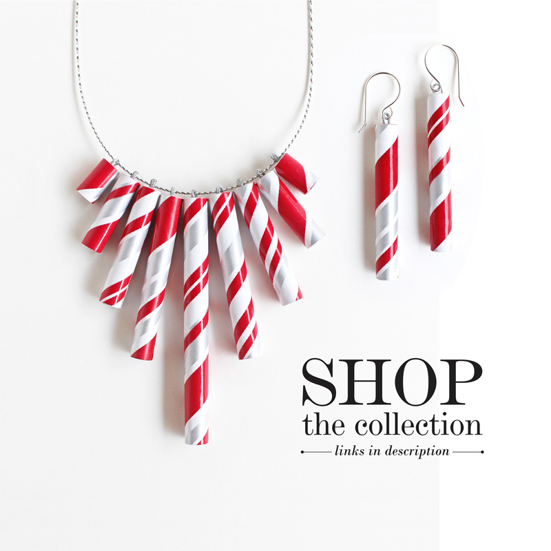 candy cane jewelry holiday gift