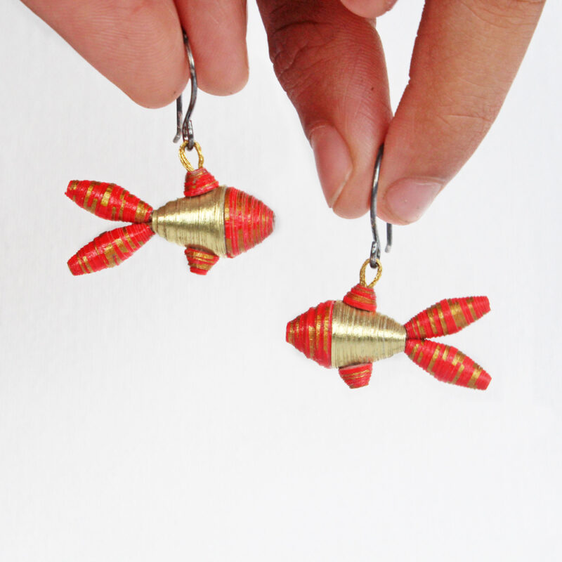 cute goldfish earrings