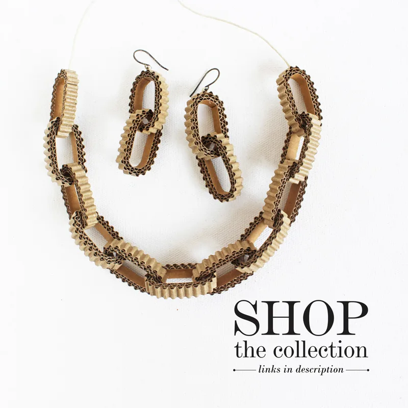 recycled bold statement jewelry