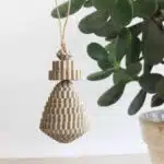 Rustic Lamp Ornament